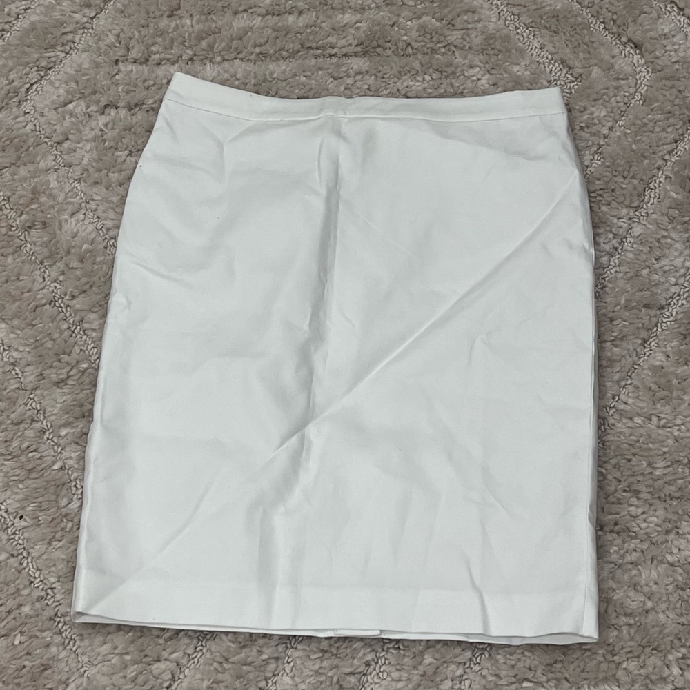 White Pencil Skirt J. Crew